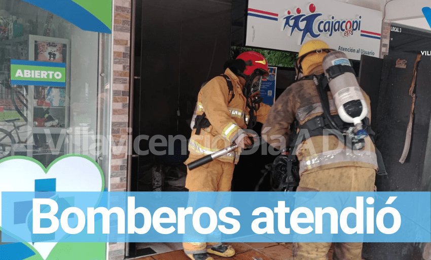  Investigan causas del incendio a instalaciones de la EPS Cajacopi en Puerto López