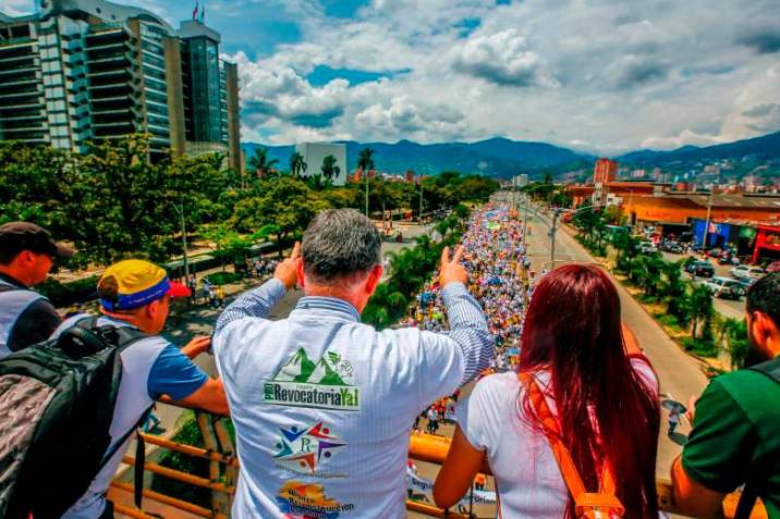  Villavicencio marchó en respaldo a las reformas sociales planteadas por el gobierno de Gustavo Petro