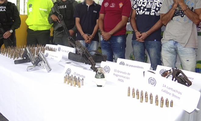  Militares de Casanare descubren caleta de armas e intendencia del Clan del Golfo en el Meta