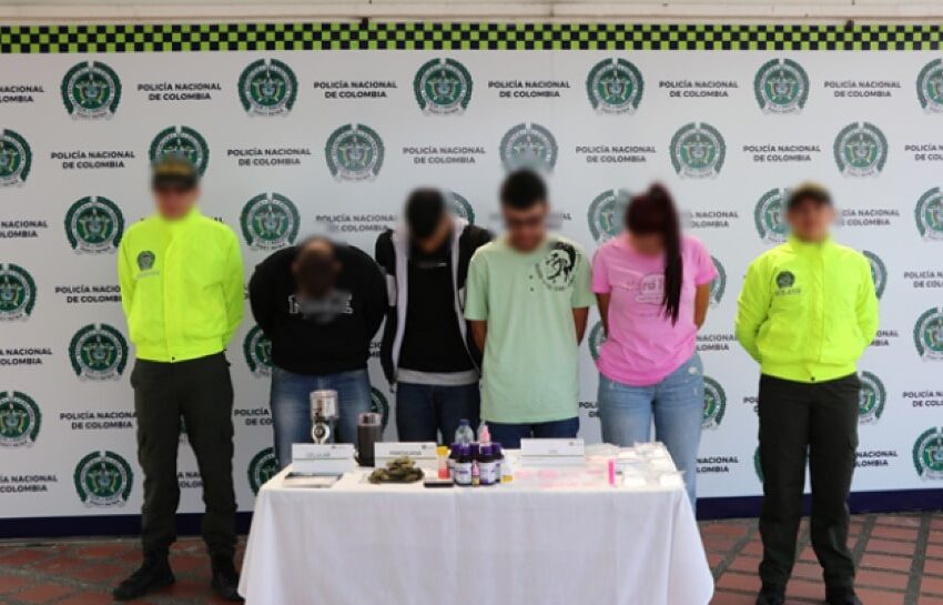  Fabricantes de drogas sintéticas fueron capturados con frascos de Ketamina