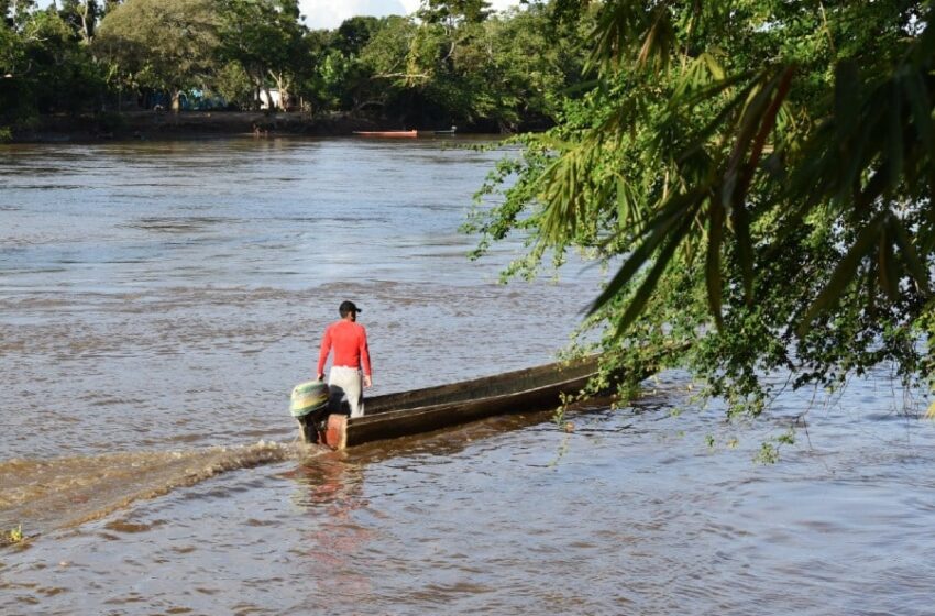  Comunidad araucana en alerta por posibles inundaciones y bloquean el puente internacional