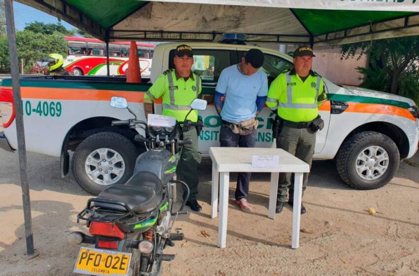  Mediante encomienda pretendían transportar moto robada