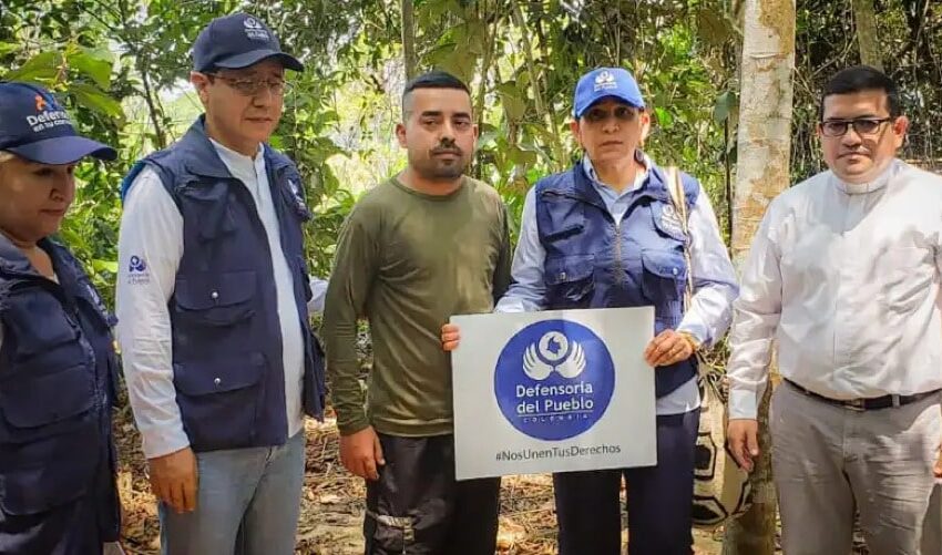  Liberado sano y salvo del viceprimero Libey Bravo secuestrado por el ELN