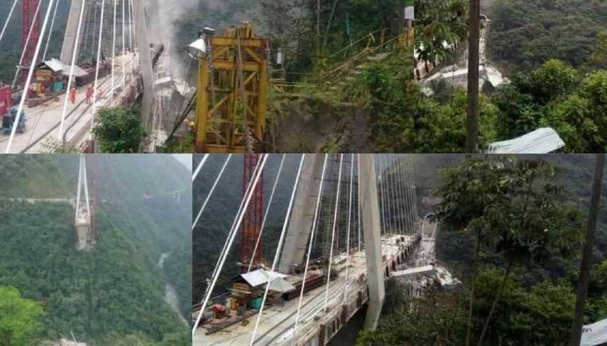  Terminarán construcción del colapsado puente de Chirajara, pero no entrará en servicio.