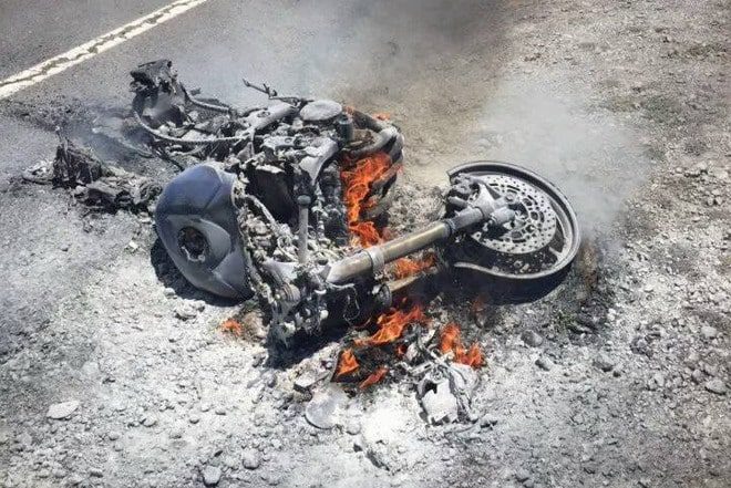  Quemaron vivo a un vigilante y la moto en que se movilizaba en predios petroleros en Puerto Gaitán