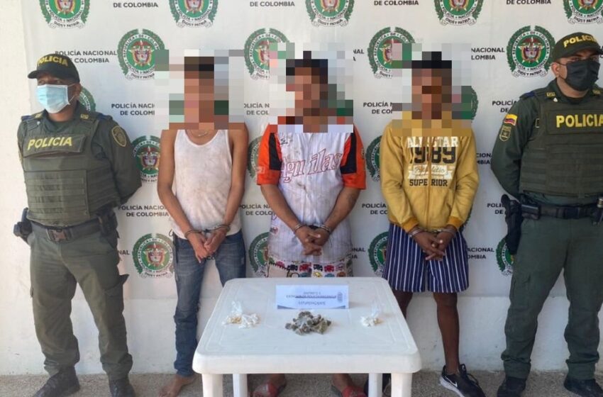  En allanamiento en Brisas del Guatiquía capturaron a tres personas vinculadas al microtráfico