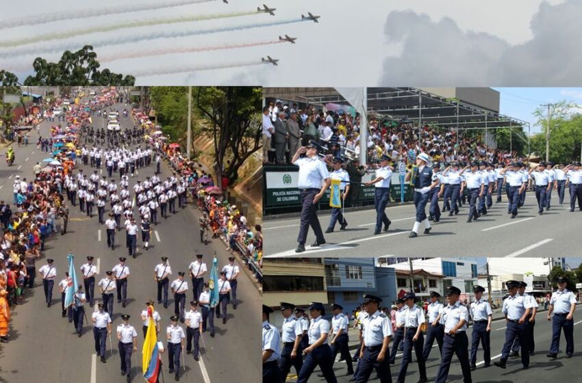  Desfile militar y revista aérea este jueves 20 de julio en conmemoración del grito de independencia