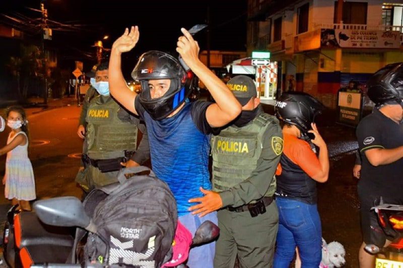  Policía realiza operativos día y noche contra los delincuentes en Villavicencio