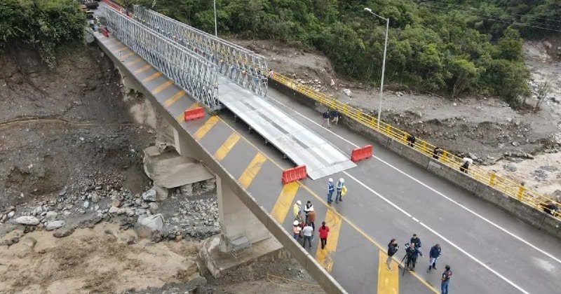  3 horas deben esperar usuarios de la carretera a Bogotá para el cambio del sentido vial a la altura de Naranjal