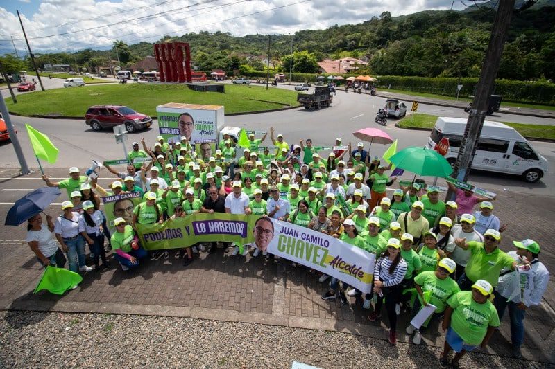  La ola ‘verde’ de Juan Camilo Chavez se tomó Villavicencio