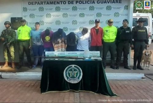  4 hombres y 1 mujer asegurados en establecimiento carcelario por comercialización de estupefacientes en Puerto Concordia Meta