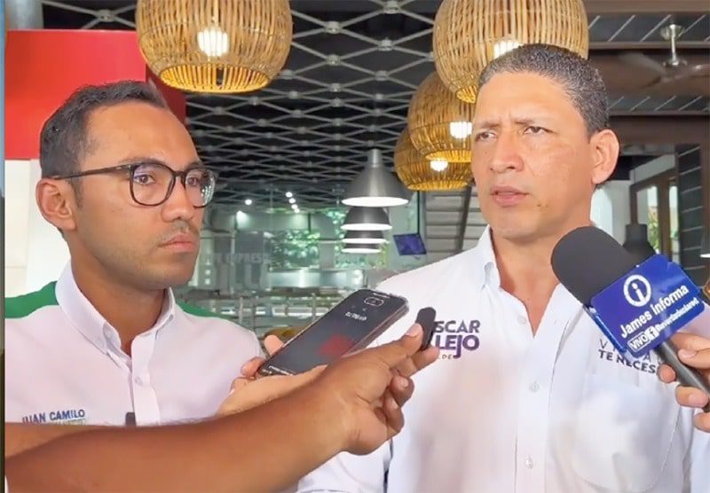  Óscar Alejo declina de sus aspiraciones para adherirse a la candidatura de Juan Camilo Chávez, a la alcaldía de Villavicencio