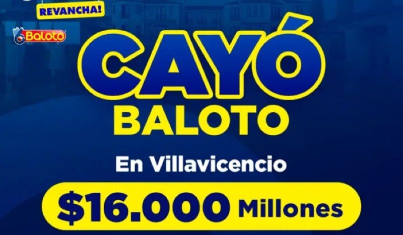  En Villavicencio cayó el acumulado del Baloto por $16 mil millones. El ganador es una persona humilde y reside en uno de los barrios populares