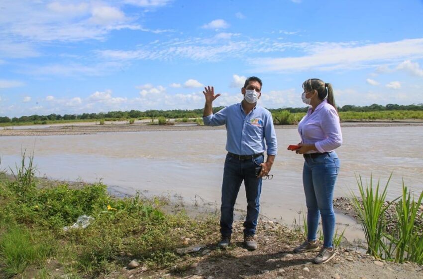  Páneles sumergibles para contener la furia del río Ariari en Puerto Limón