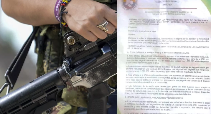  Grupos armados imponen condiciones a población civil mediante panfletos que circulan en Casanare y Arauca