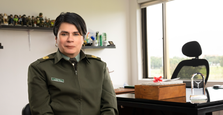  Coronel Sandra Mora amenazada por bandas criminales anunció su retiro de la institución