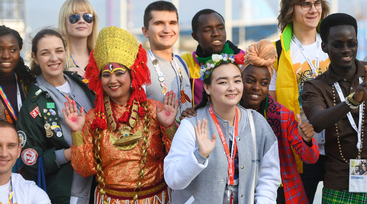  Estudiante de la Unillanos representó a Colombia en el Festival Mundial de la Juventud en Rusia