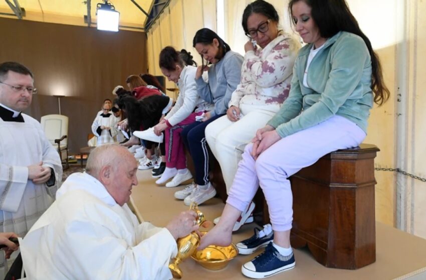  JUEVES SANTO: Papa Francisco presidió homilía basada en el perdón