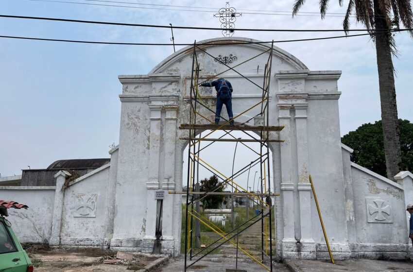  Pintura, limpieza y embellecimiento al Cementerio central