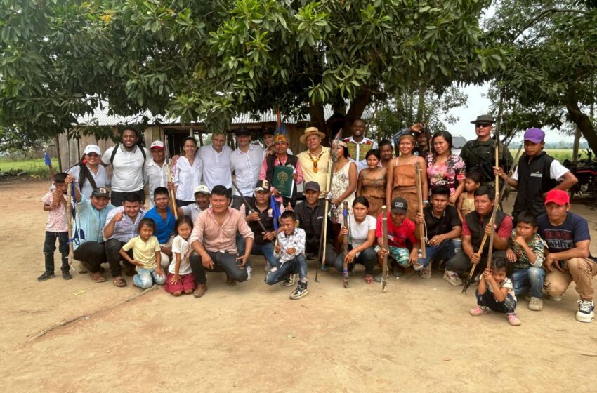  16 mil hectáreas de tierra a indígenas Piapoco y Sikuani en  Puerto Gaitán – Meta