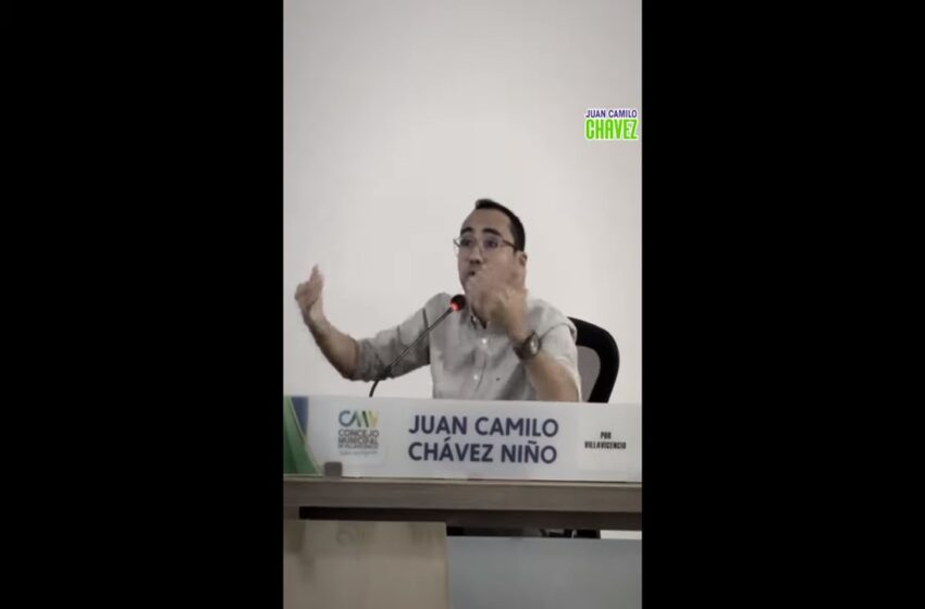 Concejal opositor Camilo Chávez hace reparos al Plan de Desarrollo