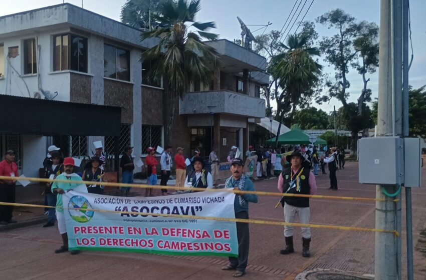  Comunidades campesinas de Cumaribo protestan en reclamación de acceso a la tierra y seguridad